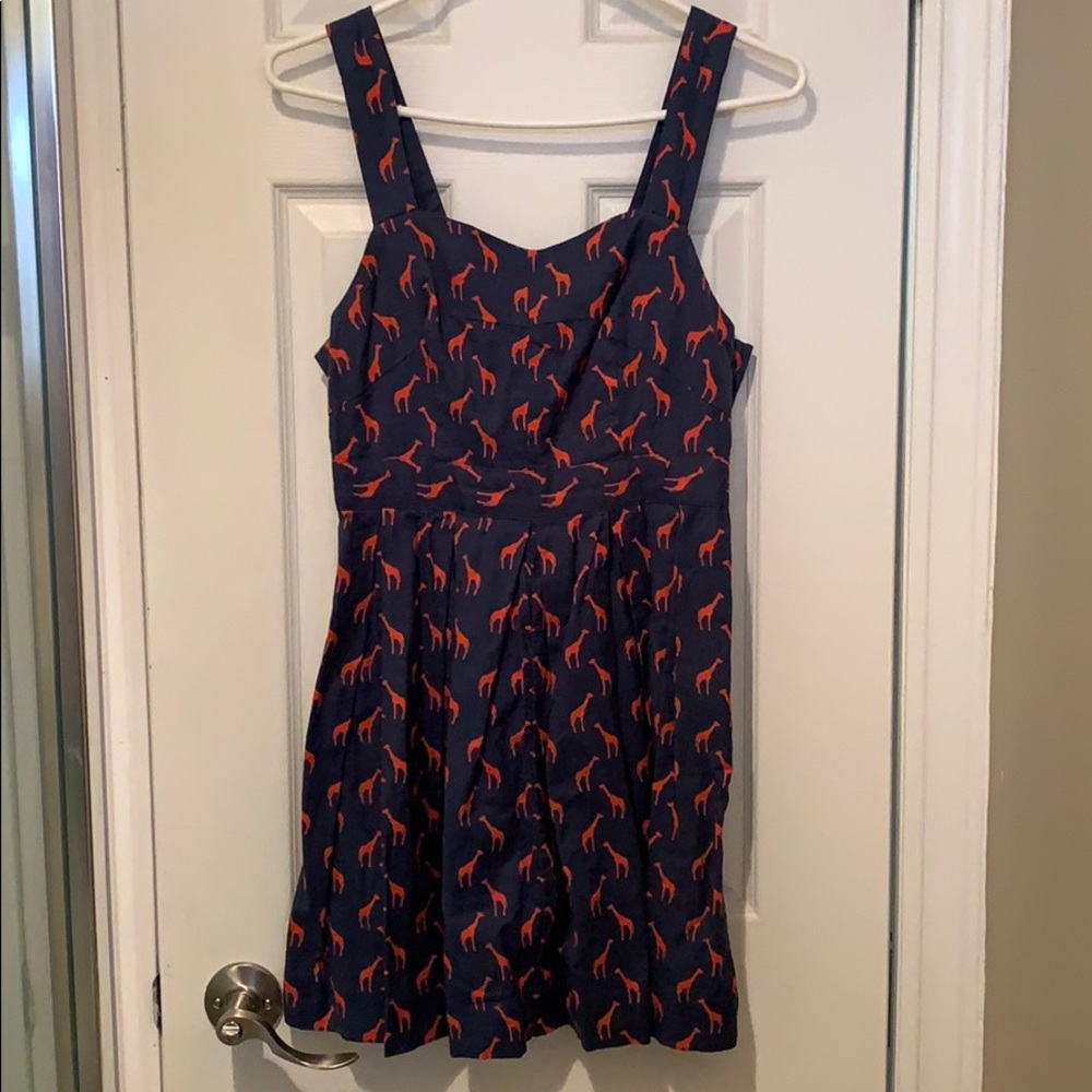 Giraffe print minidress from Urban Outfitters